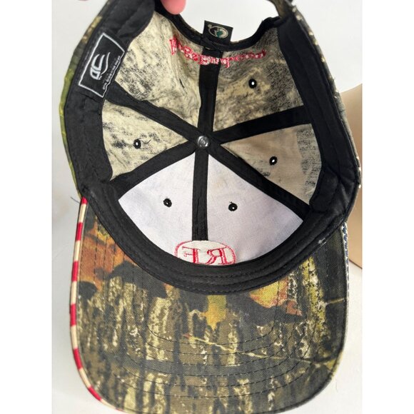 Realtree Camo RingS End Cap OSFM Embroidered Logo & American Flag - Picture 10 of 16